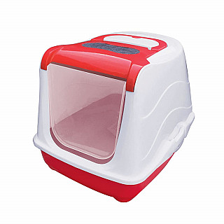 Covered Litterbox - Red