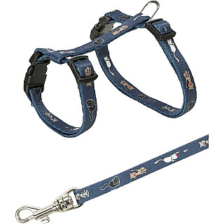 Trixie Junior Harness dark blue