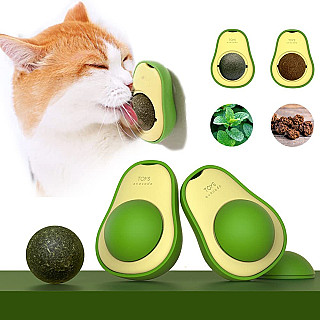 Avocado Catnip Toy Ball