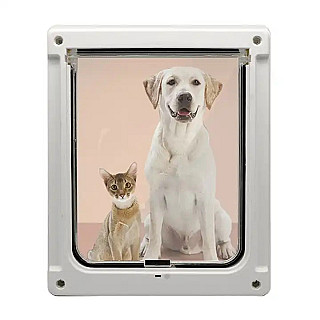 Self-Closing Flap Door - White