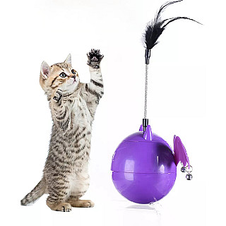 Devil Shape Cat Toy Sticks