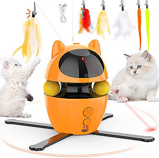 Automatic Feather&Light Toy