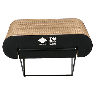 David s - cardboard wall shelf brown/black 30cm