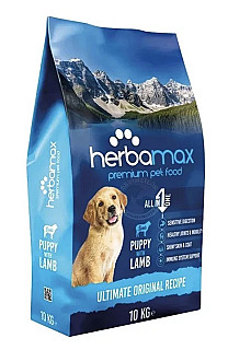 HerbaMax  بە تامی بەرخ و برنجی پریمیۆم بۆ ئاژەڵە ماڵیەکان 10 کیلۆگرام