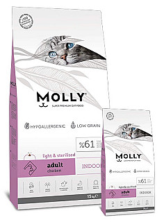 Molly Adult light Sterilised  مریشك