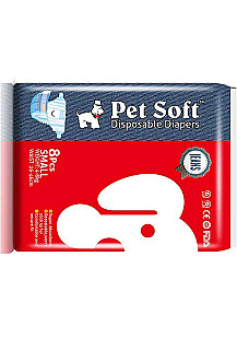 Pet Soft Pet disposable dog diaper jeans style puppy female dog diapers