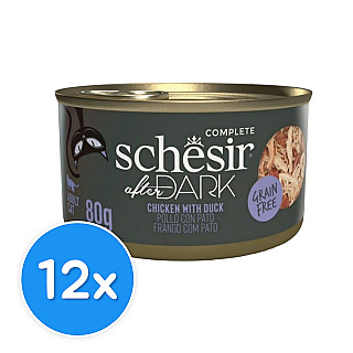 schesir دجاج داكن مع البط في المرق