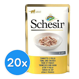 Schesir تونة ودجاج بالجيلي