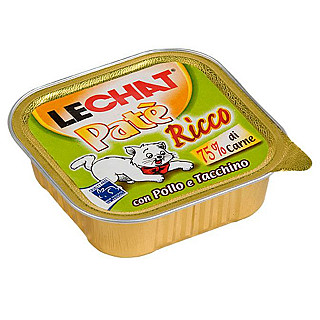 LeChat Adult Paté Ricco with Chicken and Turkey