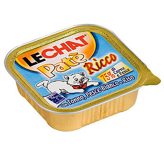 LeChat Adult Paté Ricco with Tuna, Ocean Fish and Rice