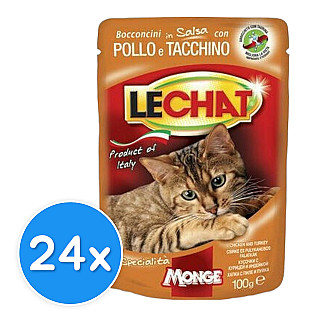 LeChat Pouches Chunkies with Chicken and Turkey