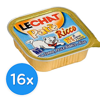LeChat Adult Paté Ricco with Tuna, Ocean Fish and Rice