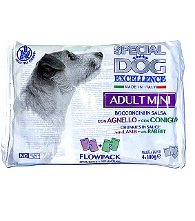 Special Dog Adult Mini With Lamb And Rabbit