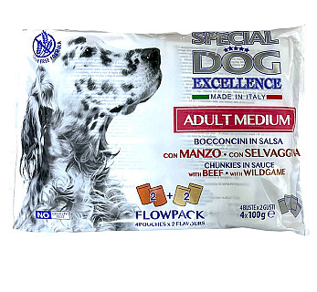 Special Dog Medium with Beef and Wildgame