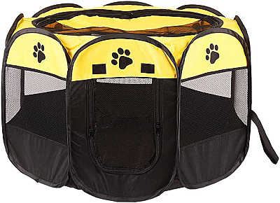 Pet Playpen - Yellow L