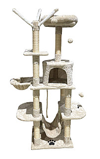 Multi-Level Cat Tree Tower