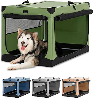 PETSFIT Collapsible Crate-Travel - Green