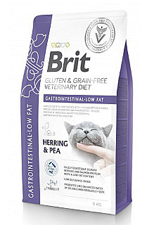 Brit  کم چرب مخصوص دستگاه گوارش با شاه ماهی و نخود فرنگی