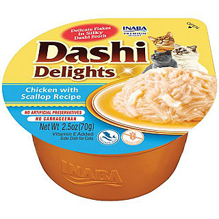 Dashi Delights مریشک بە سکالۆپ