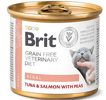 Brit Renal with Tuna & Salmon with Peas
