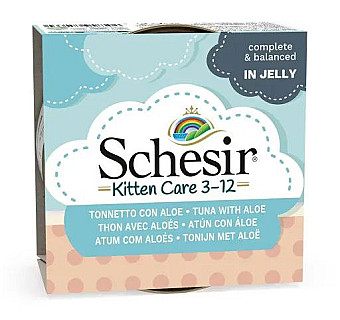 Schesir kitten Tuna With Aloe in Jelly