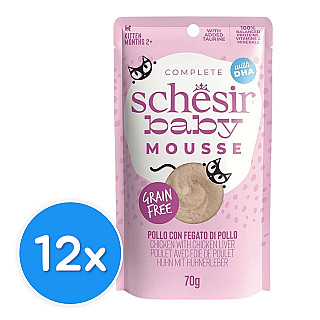 Schesir Baby Mousse Chicken with Chicken Liver