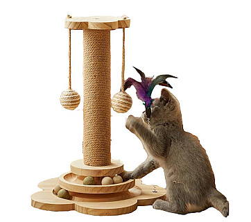 Cat Scratching Tree