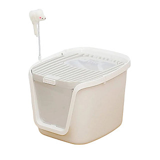 Covered Litterbox Grey XL