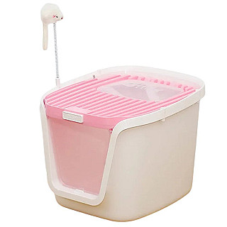 Covered Litterbox Pink L