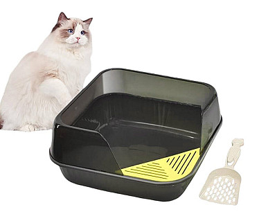 Open Litterbox Grey