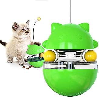Cat Spring Toy & Food Dispenser