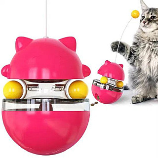 Cat Spring Toy & Food Dispenser