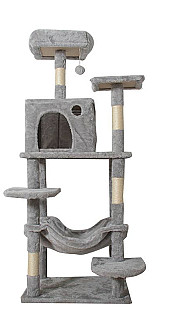 Multi-Level Cat Tree Tower-Model MT52 Light Grey