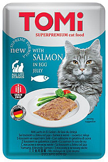 Tomi سمك السلمون والبيض في الهلام