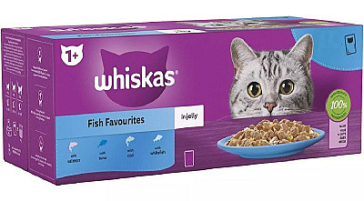 Whiskas Fish Favourites in Jelly