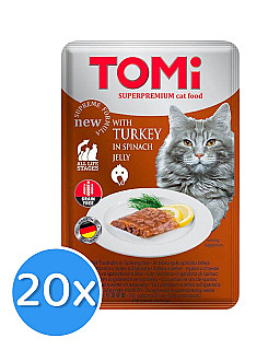 Tomi Turkey & Spinach in Jelly