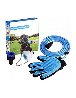 Pet Bathing Massaging Gloves