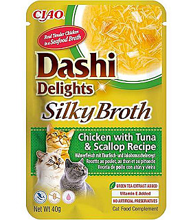 Dashi Delight Chicken & Tuna, Scallop
