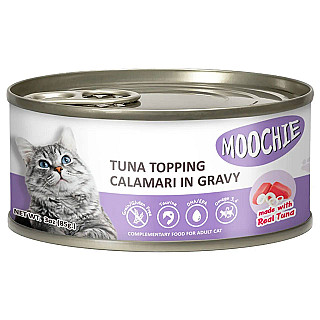 Moochie Tuna Topping & Calamari in Gravy