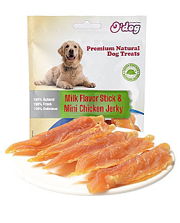 O'Dog Milk Flavor Stick & Mini Chicken Jerkey
