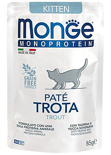 Monge Monoprotein Kitten Trout