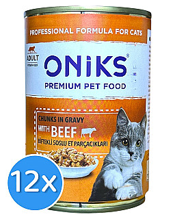 Oniks Beef Chunks in Gravy