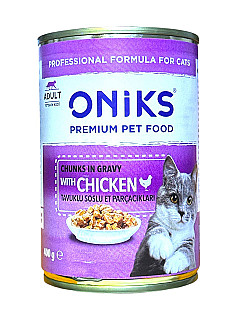 Oniks Chicken Chunks in Gravy