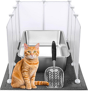 Steel Open LitterBox + Scooper Type B