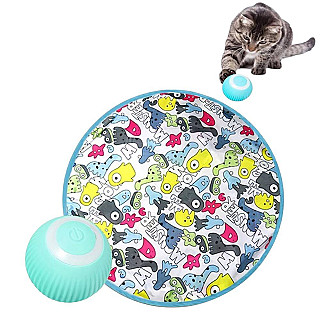 Cat Toy Cover & Smart Rotating Ball
