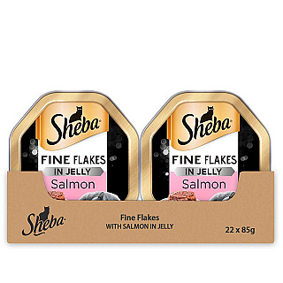 Sheba Fine Flakes Salmon in Jelly