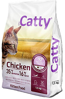 Catty کیتن بە مریشک