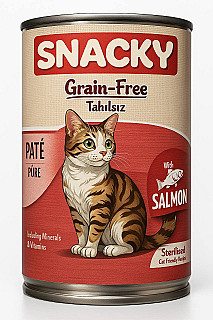 Snacky Sterilised Salmon in Pate
