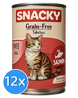 Snacky Sterilised Salmon in Pate