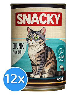 Snacky الكبد وجبة خفيفة في المرق